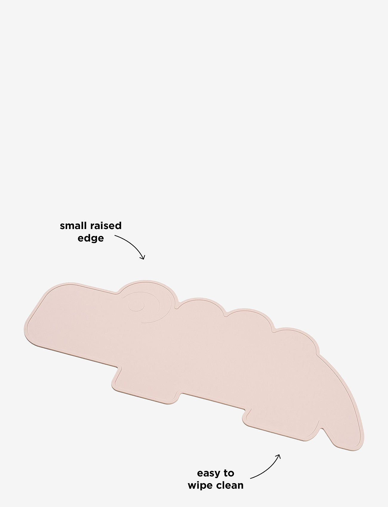 Done by Deer - Silicone placemat Croco Powder - mata - powder - 3