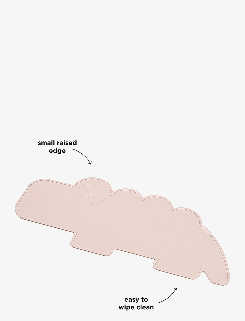 Done by Deer - Silicone placemat Croco Powder - mata - powder - 3