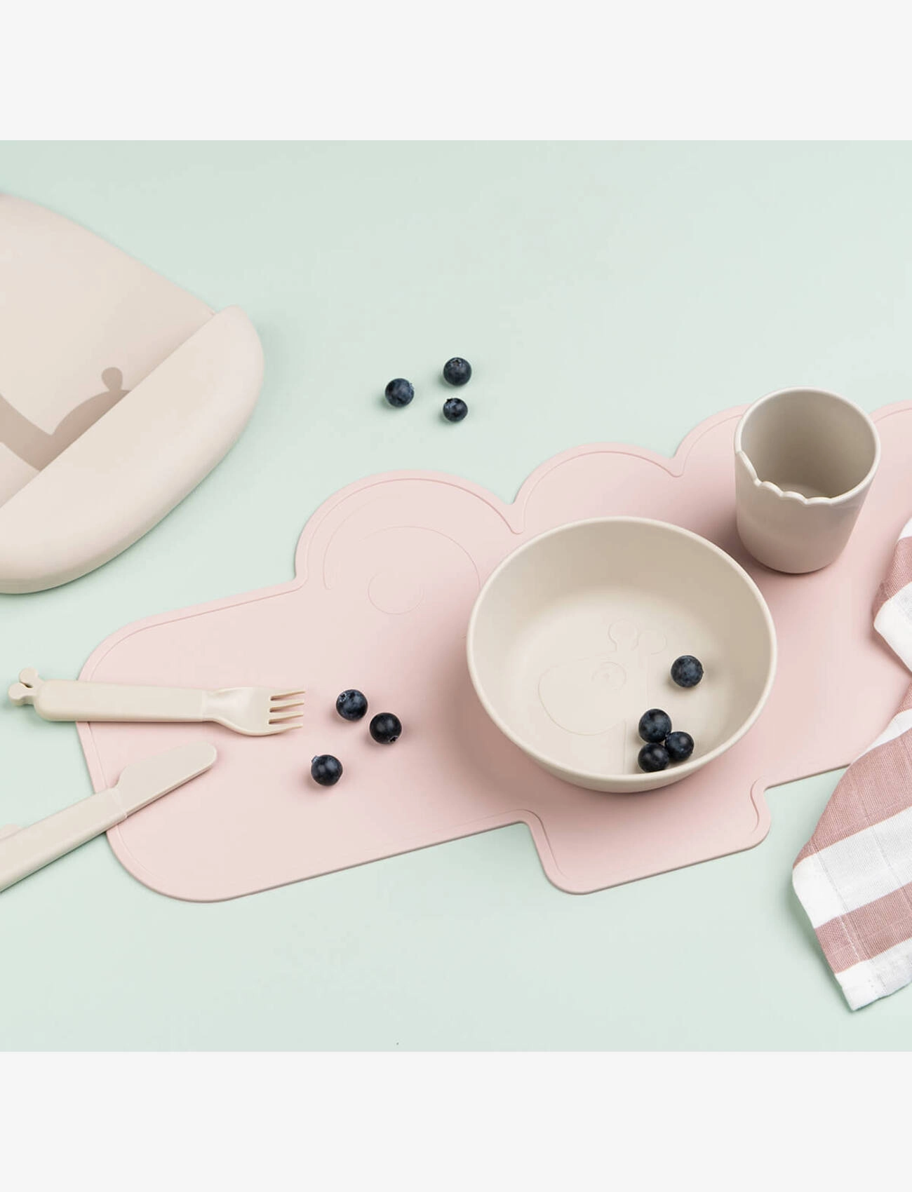 Done by Deer - Silicone placemat Croco Powder - feeding - powder - 4