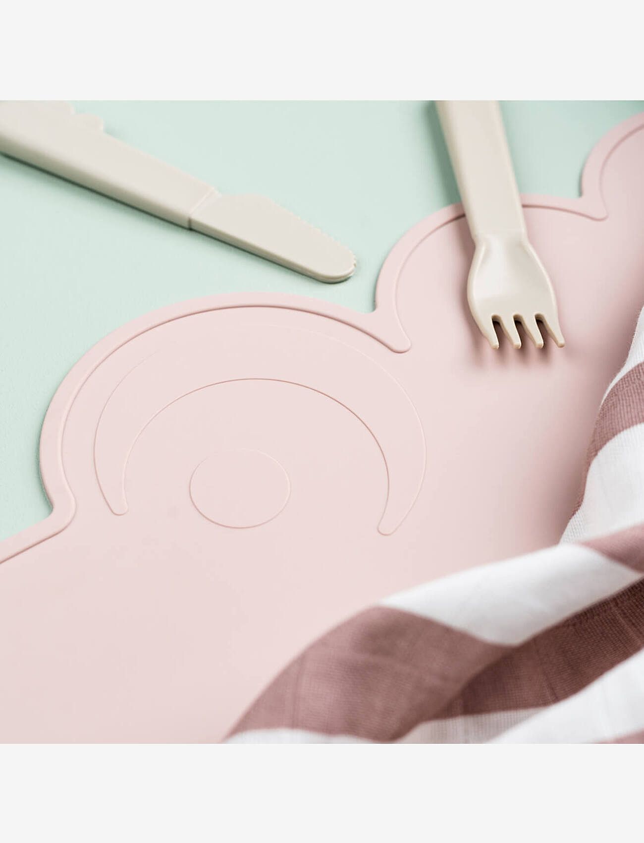 Done by Deer - Silicone placemat Croco Powder - mata - powder - 5