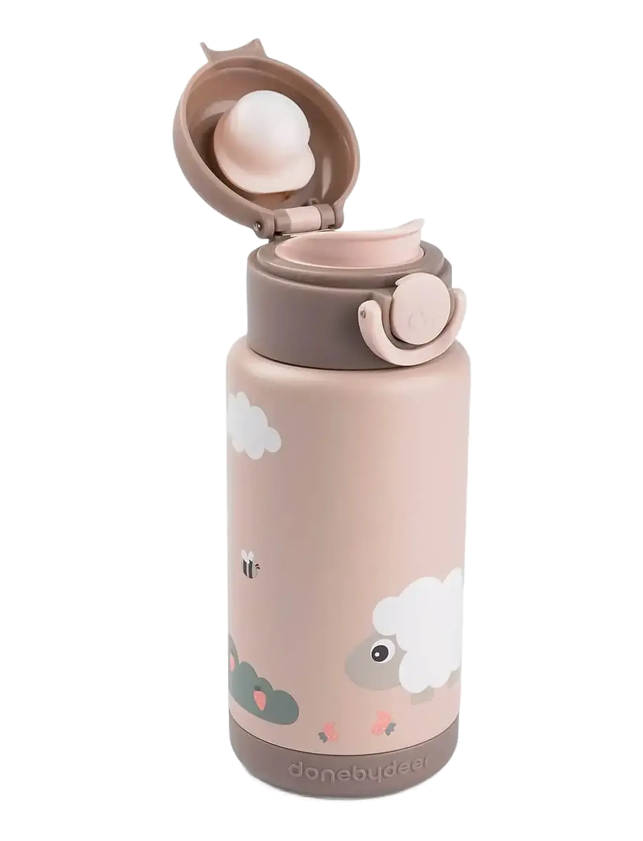 Done by Deer - Insulated bottle Tiny farm Powder 340 ml - wasserflaschen - powder - 2