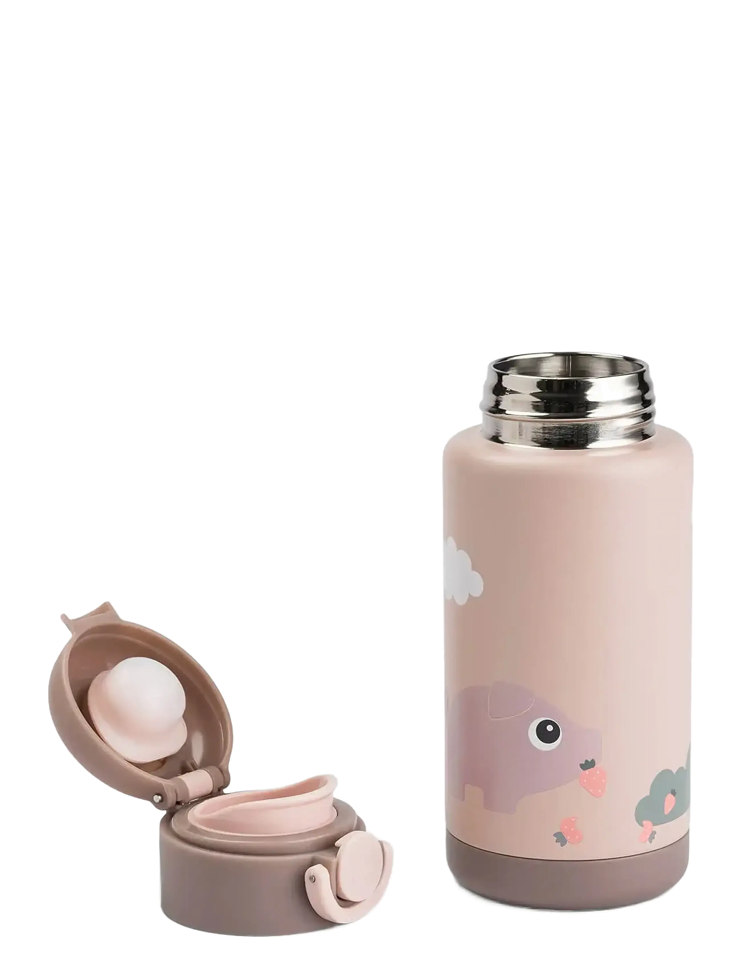 Done by Deer - Insulated bottle Tiny farm Powder 340 ml - wasserflaschen - powder - 3