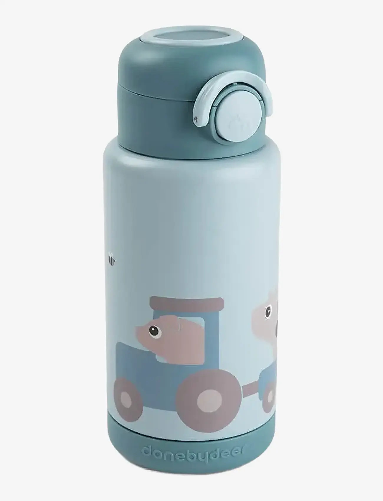 Done by Deer - Insulated bottle Tiny farm Blue 340 ml - veepudelid - blue - 1