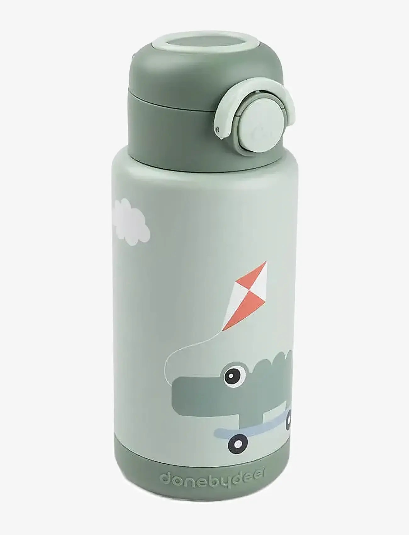 Done by Deer - Insulated bottle Playground Green 340 ml - termoflasker - green - 1