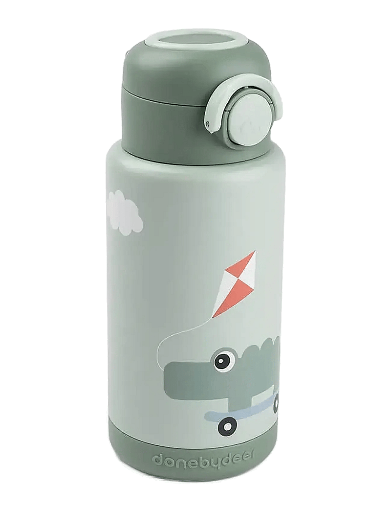 Done by Deer - Insulated bottle Playground Green 340 ml - termosai - green - 1