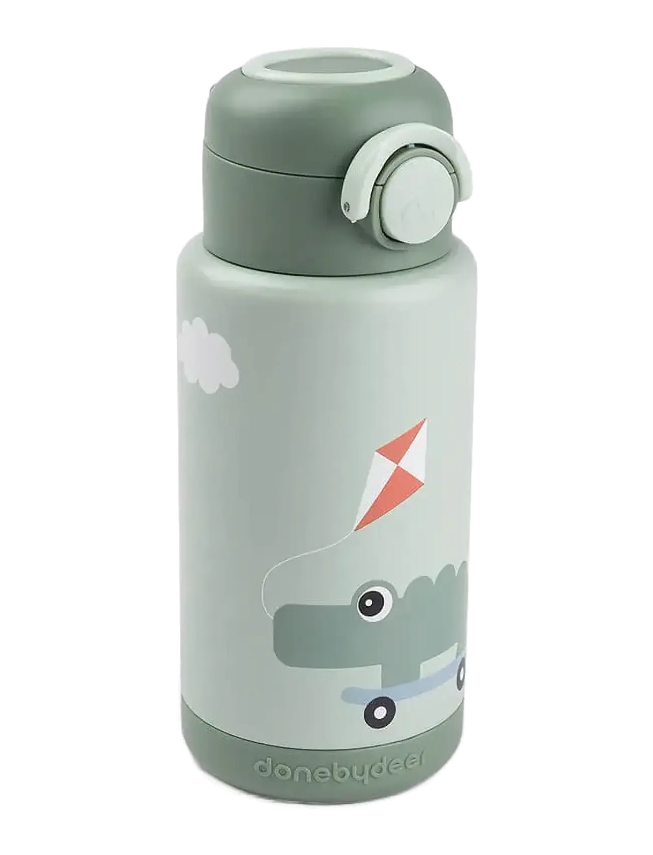 Done by Deer Insulated bottle Playground Green 340 ml - Done by Deer - GREEN / green