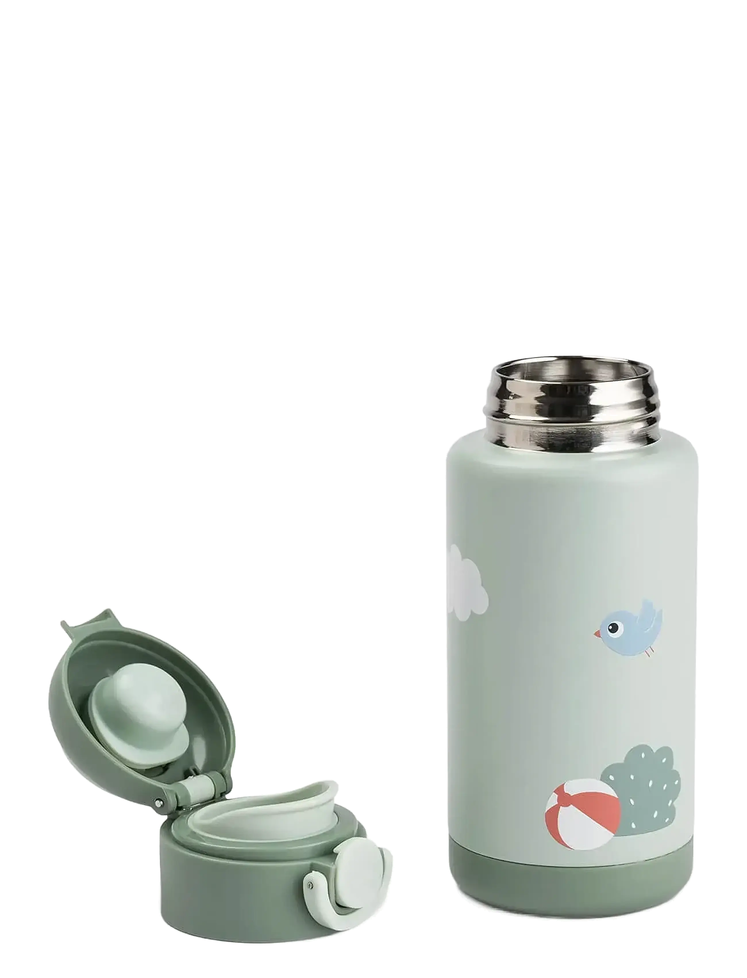 Done by Deer - Insulated bottle Playground Green 340 ml - termosed - green - 3