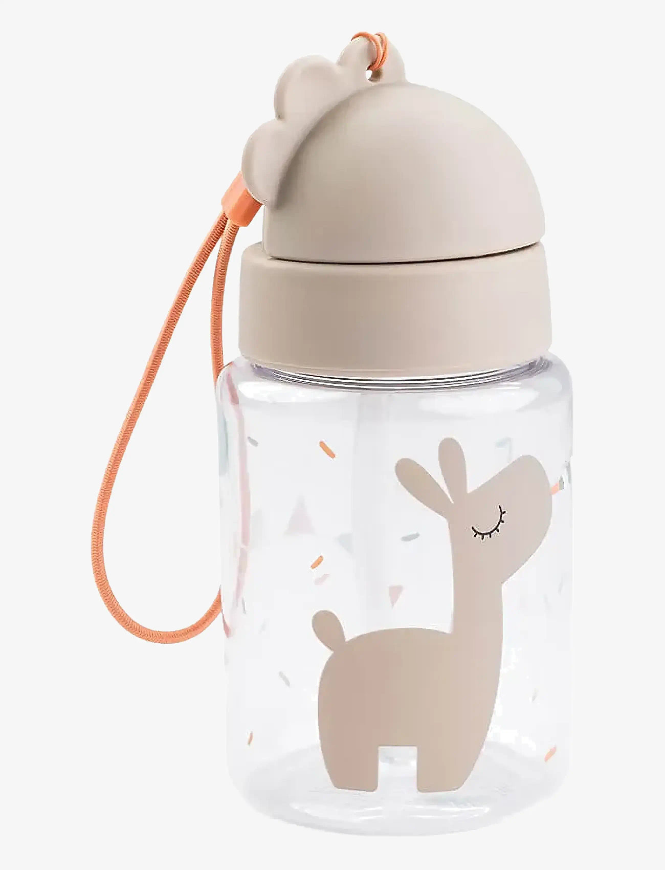 Done by Deer - Straw bottle Celebration Sand 280 ml - water bottles - sand - 1
