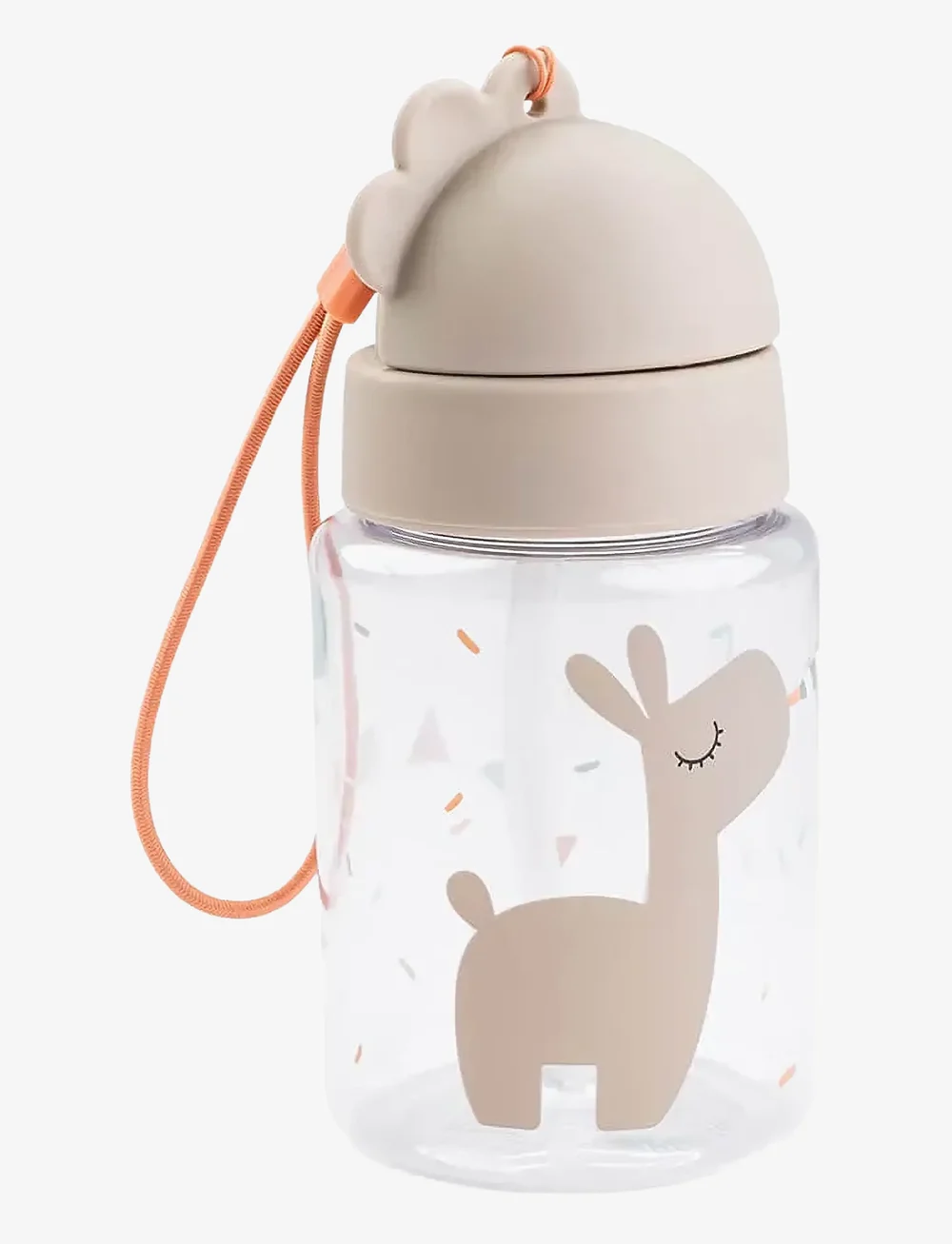 Done by Deer - Straw bottle Celebration Sand 280 ml - wasserflaschen - sand - 1