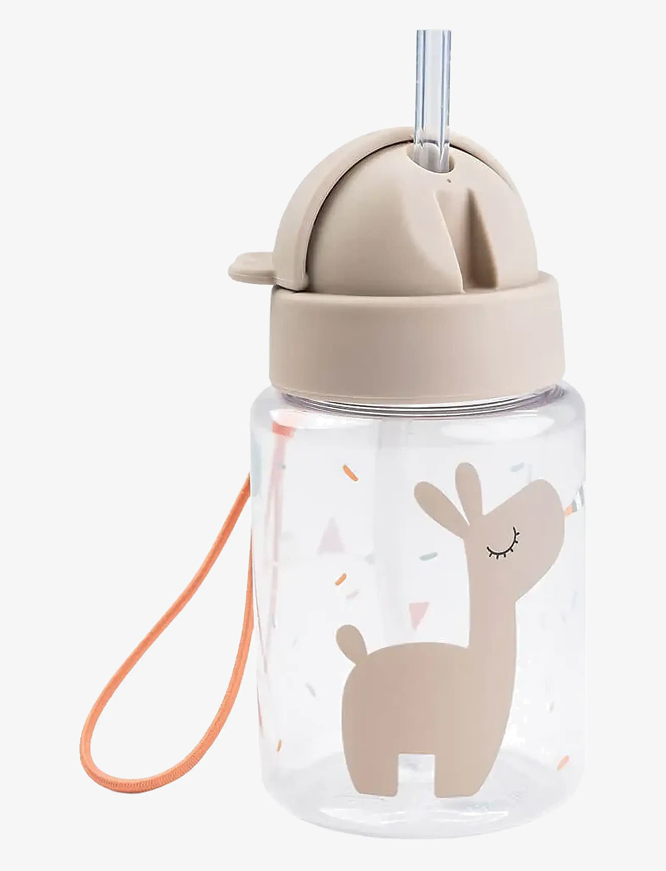 Done by Deer - Straw bottle Celebration Sand 280 ml - water bottles - sand - 2