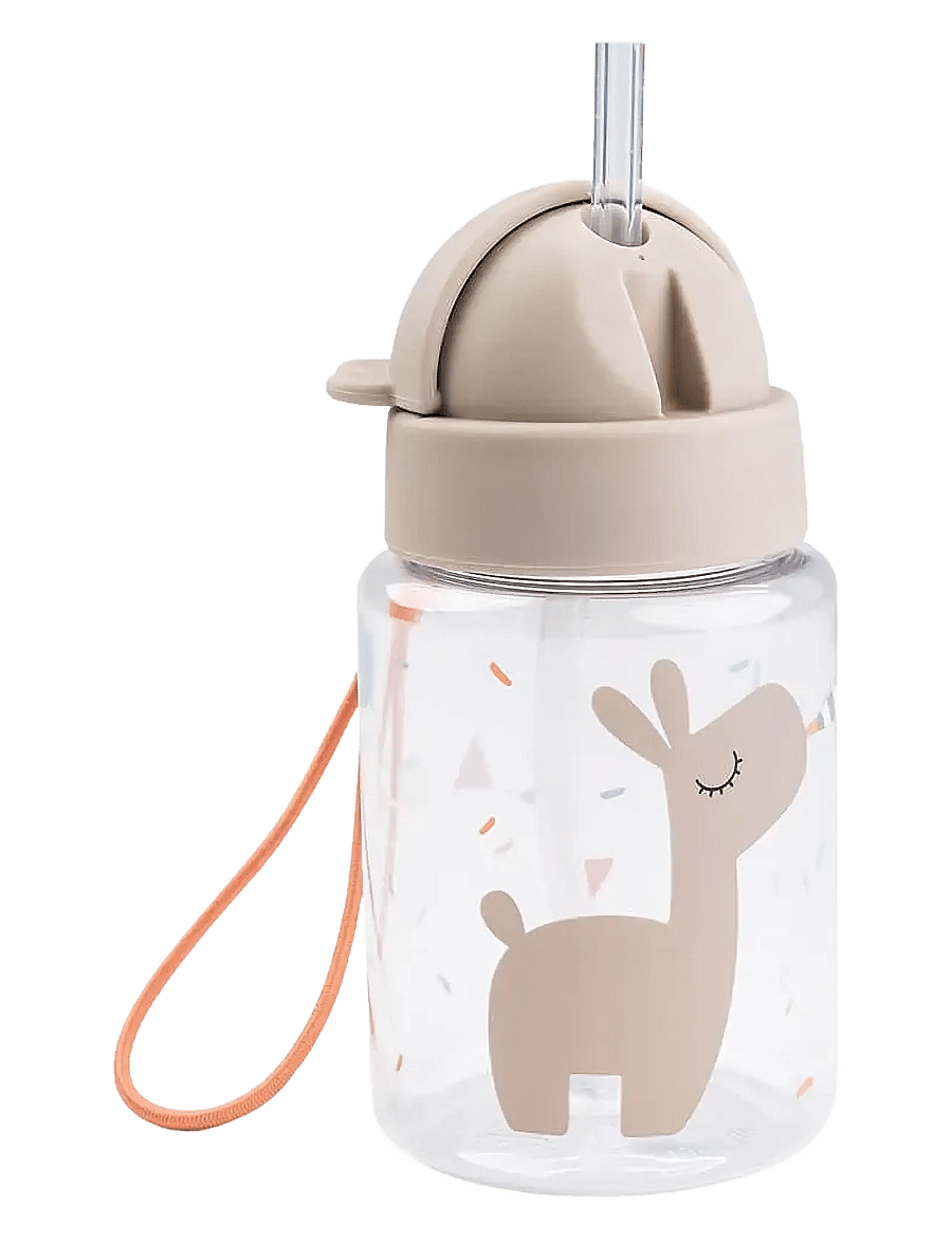 Done by Deer - Straw bottle Celebration Sand 280 ml - veepudelid - sand - 2