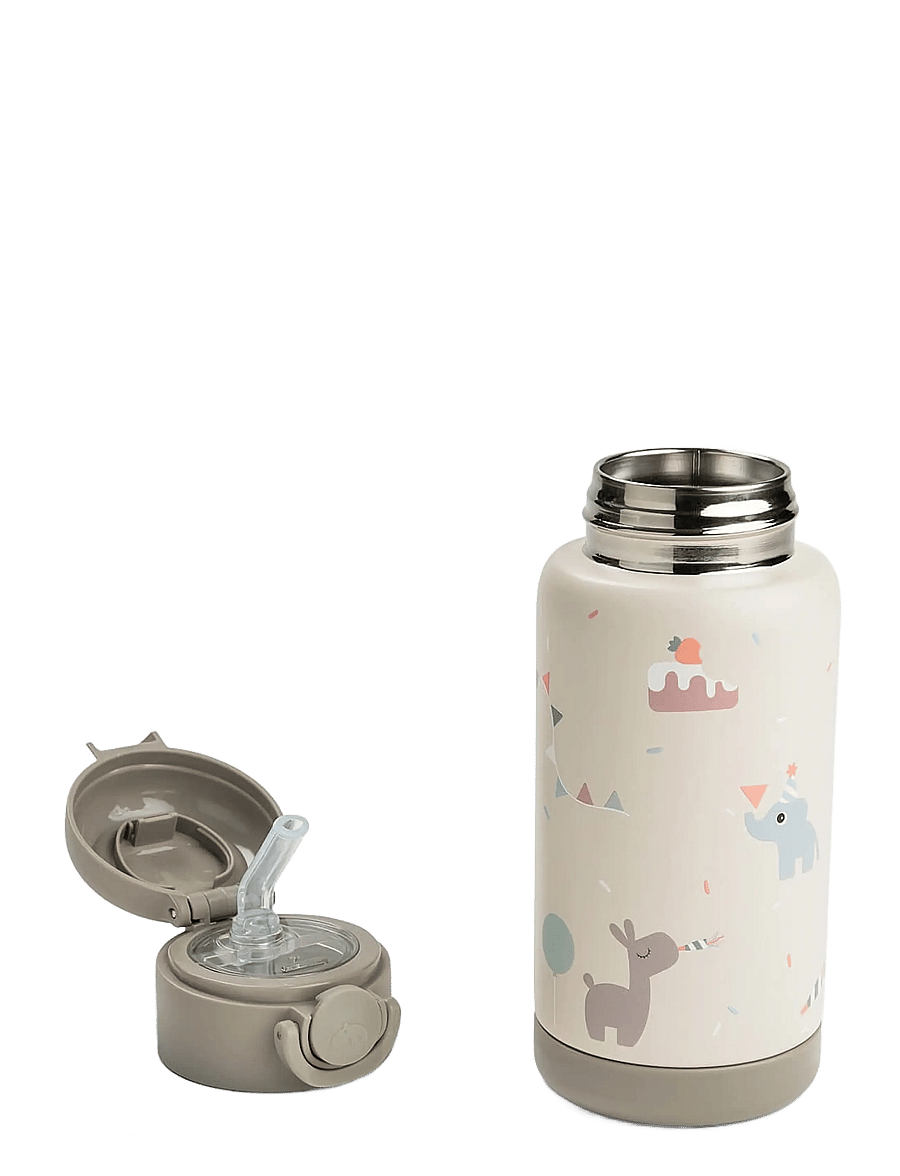Done by Deer - Insulated straw bottle Celebration Sand 340 ml - mazuļu krūzītes - sand - 3