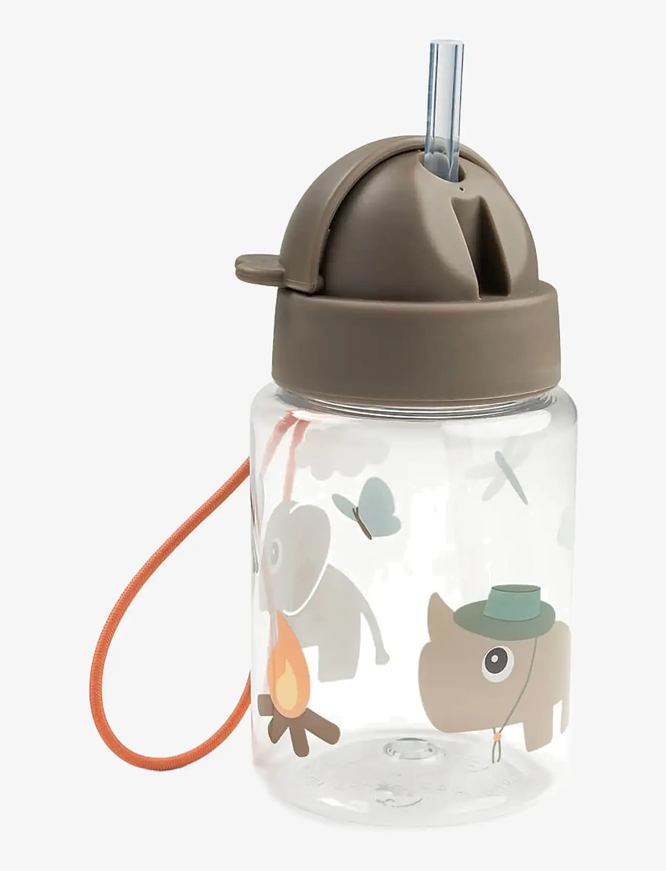 Done by Deer - Straw bottle Tiny trails Sand 280 ml - sippy cups - sand - 1