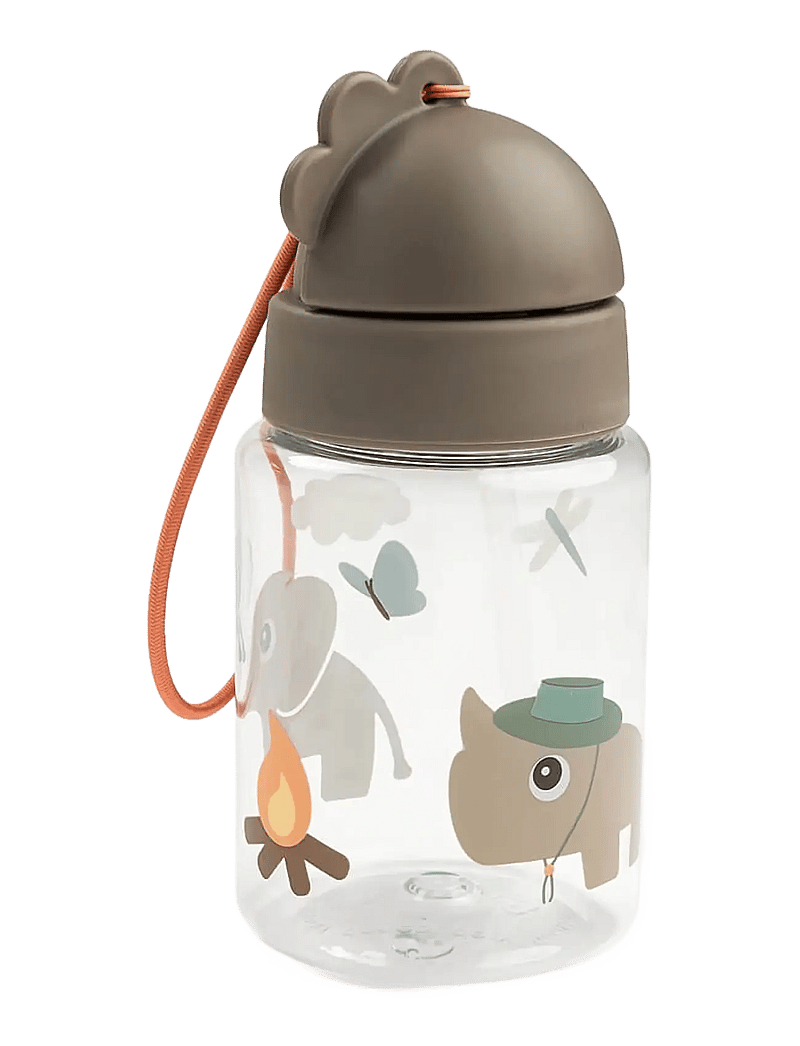 Done by Deer - Straw bottle Tiny trails Sand 280 ml - sippy cups - sand - 2