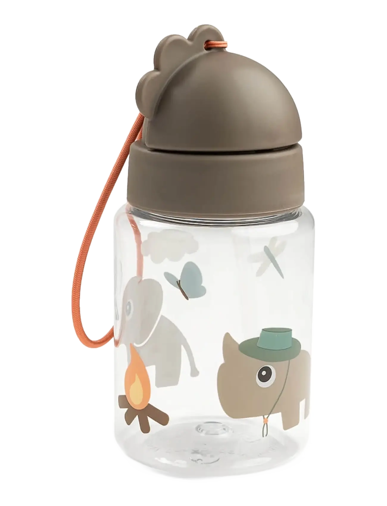 Done by Deer - Straw bottle Tiny trails Sand 280 ml - sippy cups - sand - 2