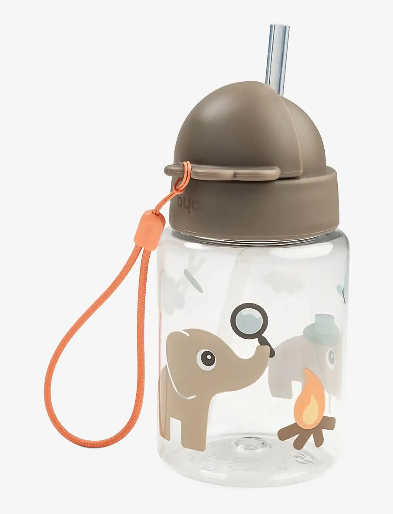 Done by Deer - Straw bottle Tiny trails Sand 280 ml - sippy cups - sand - 3