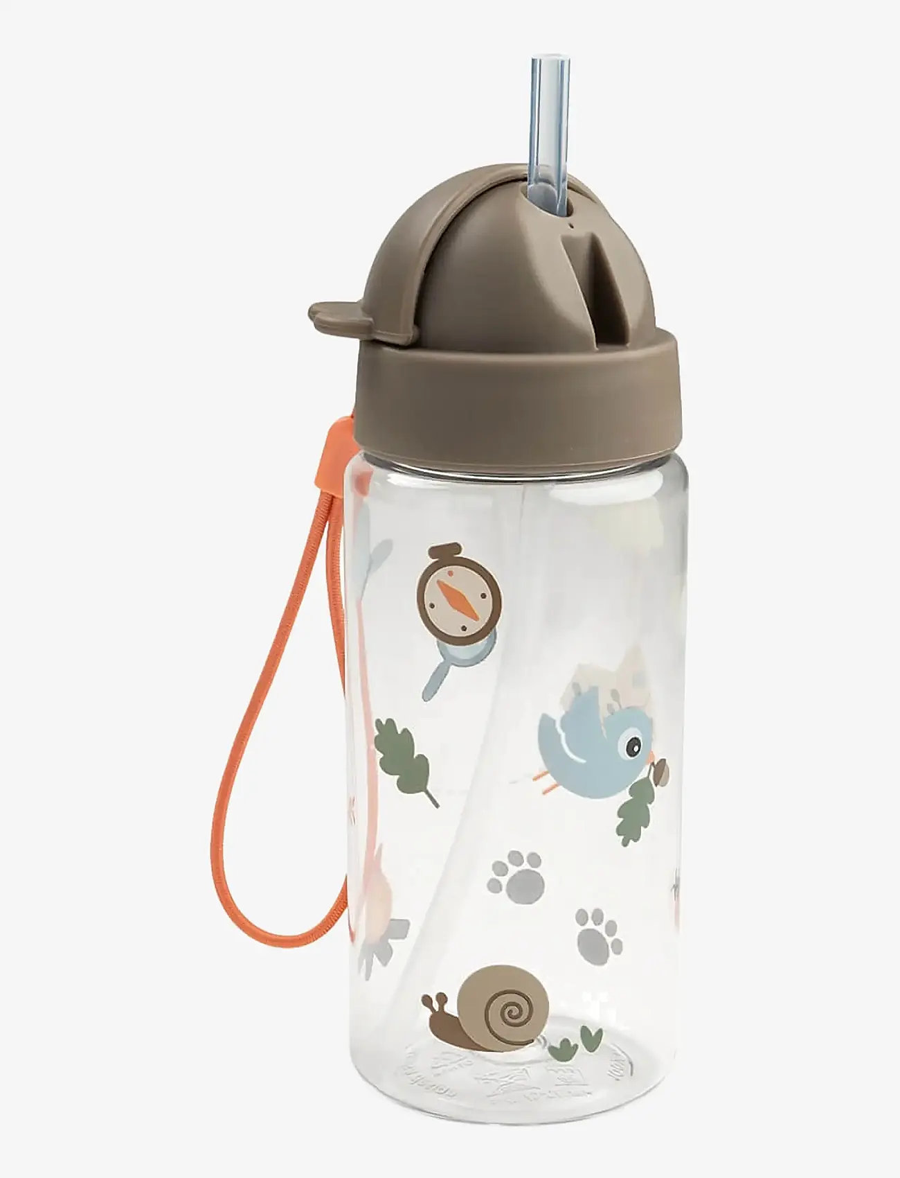 Done by Deer - Straw bottle Tiny trails Sand 350 ml - tudkopper - sand - 1