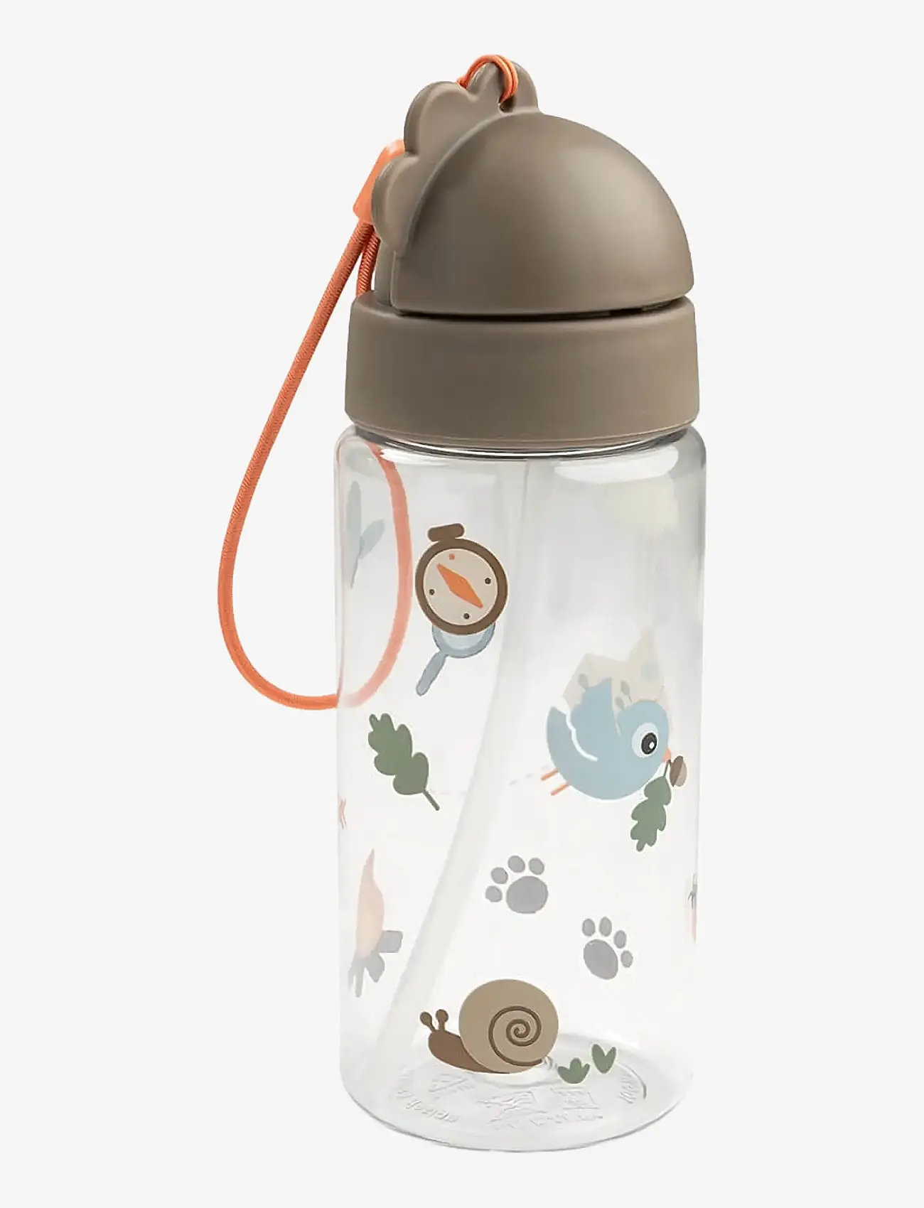 Done by Deer - Straw bottle Tiny trails Sand 350 ml - tudkopper - sand - 2