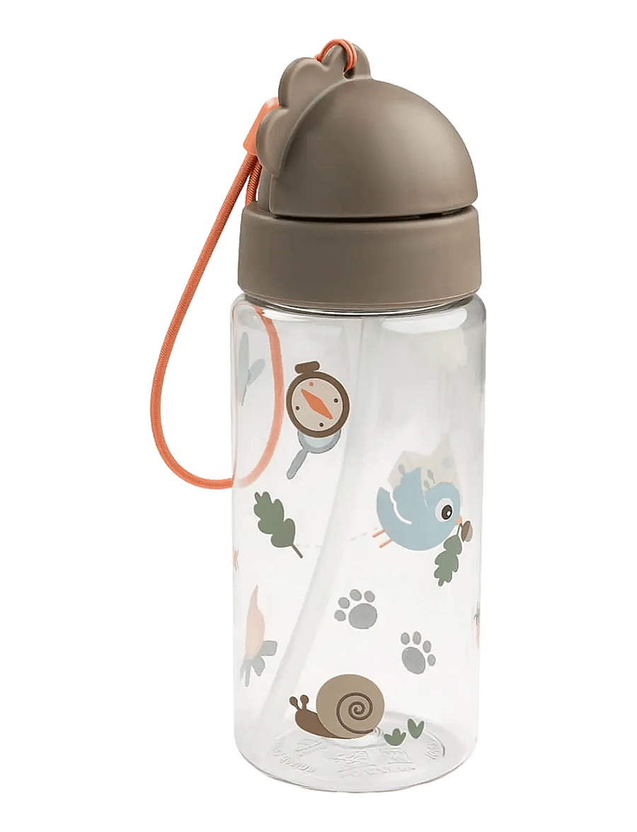 Done by Deer - Straw bottle Tiny trails Sand 350 ml - drinkbekers - sand - 2