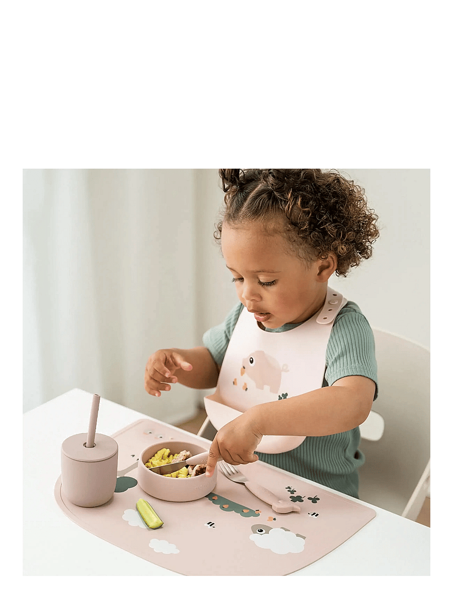 Done by Deer - Silicone placemat Tiny farm Powder - füttern - powder - 2