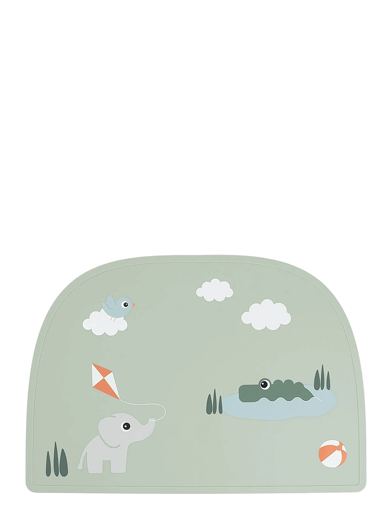 Done by Deer - Silicone placemat Playground Green - füttern - green - 0