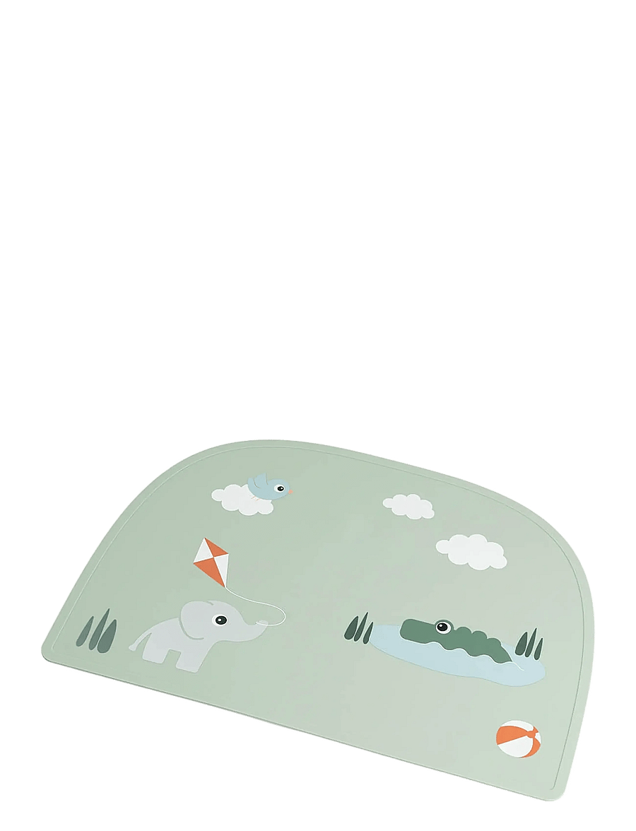 Done by Deer - Silicone placemat Playground Green - füttern - green - 1