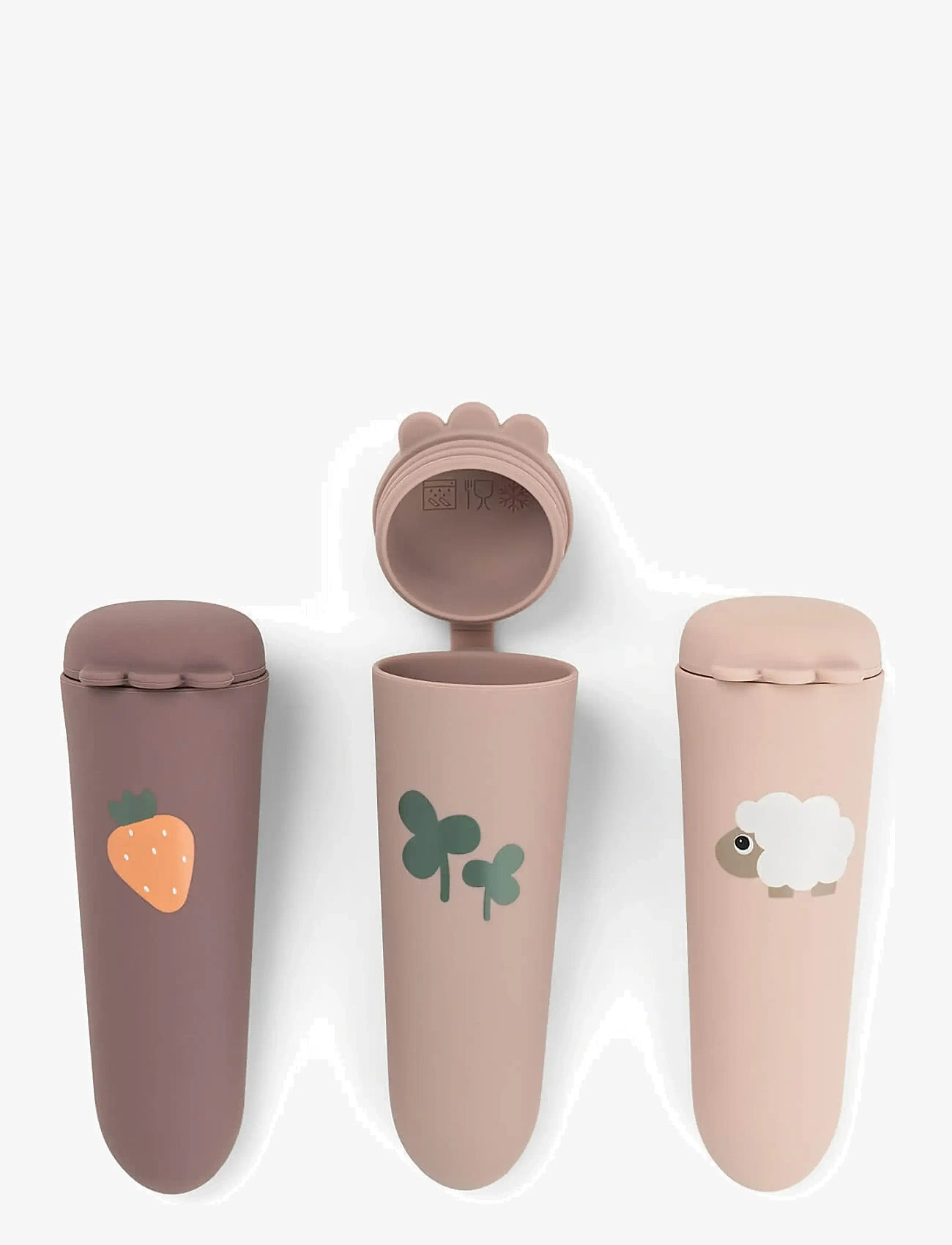Done by Deer - Silicone ice pops 3-pack Sheepy Powder - tassid ja kruusid - powder - 1