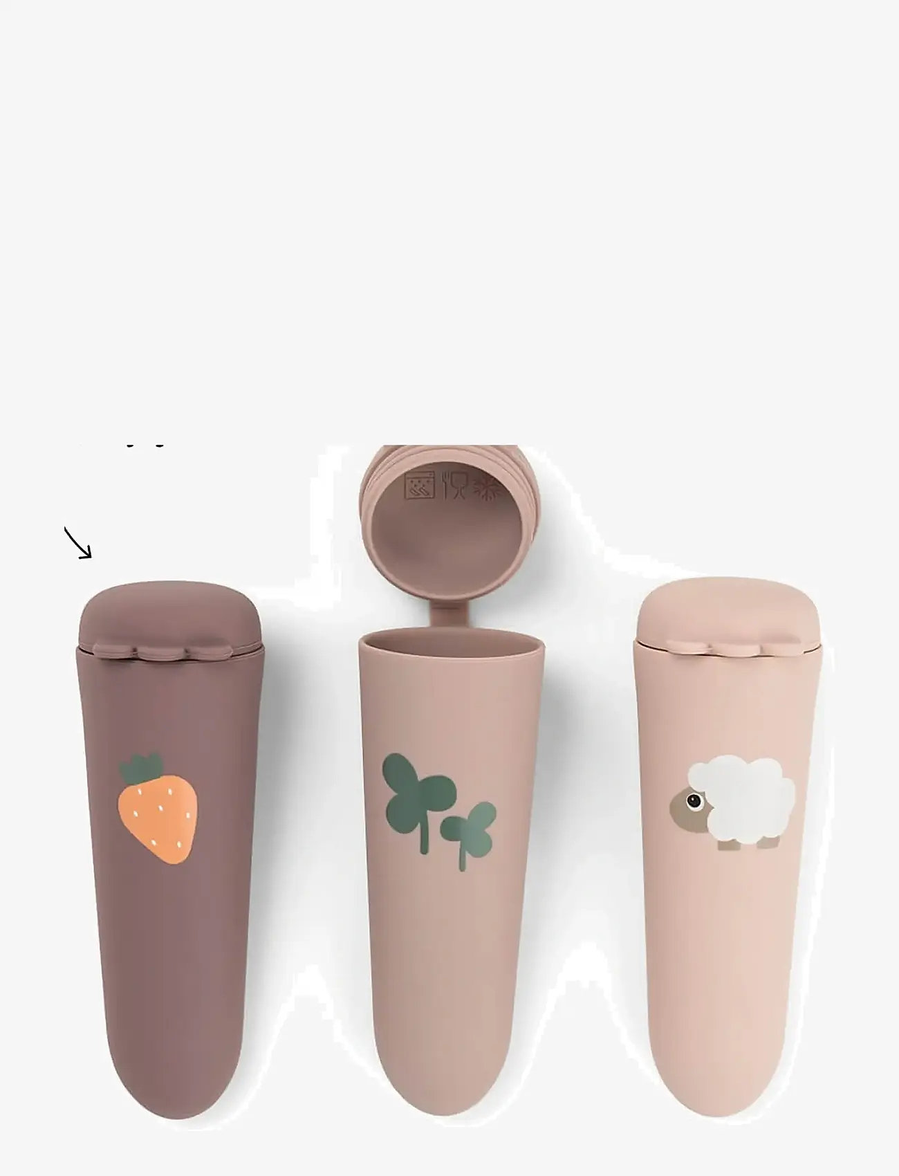 Done by Deer - Silicone ice pops 3-pack Sheepy Powder - tassid ja kruusid - powder - 2