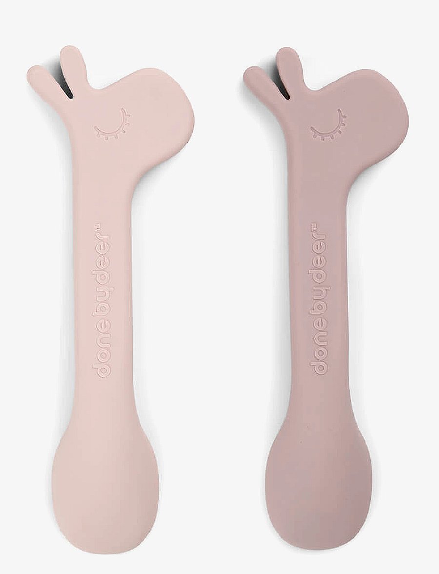 Done by Deer - Silicone spoon 2-pack Lalee Powder - vaisselle - powder - 2