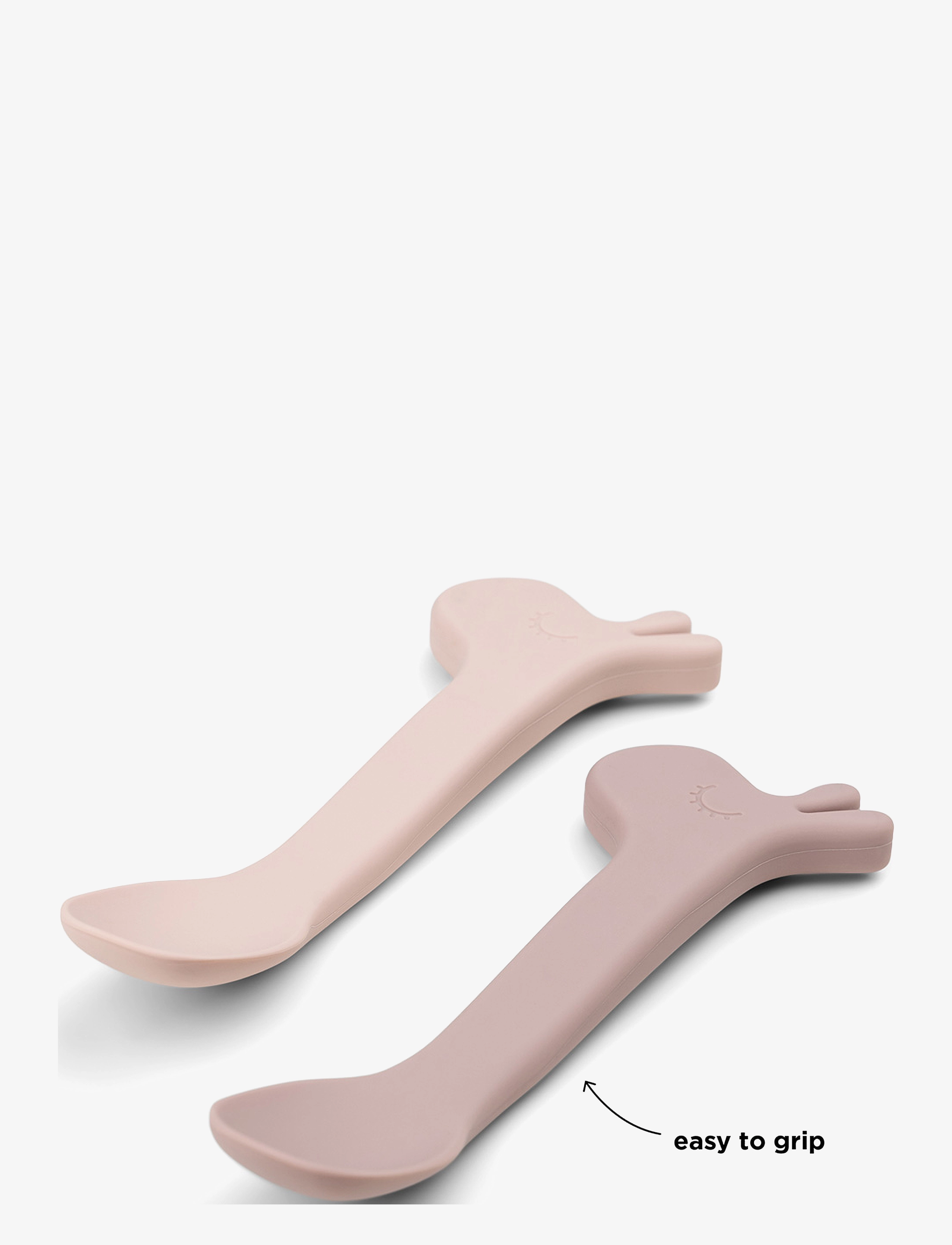 Done by Deer - Silicone spoon 2-pack Lalee Powder - dinner sets - powder - 3