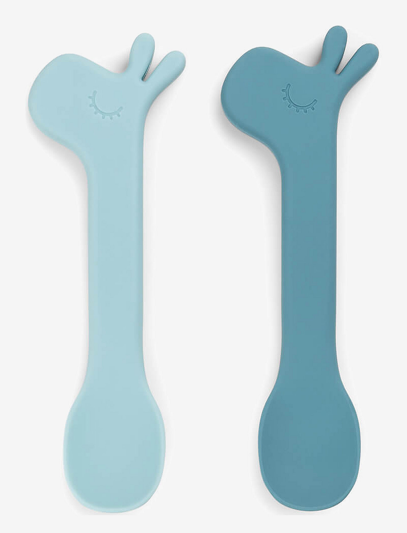 Done by Deer - Silicone spoon 2-pack Lalee Blue - serveringsset - blue - 0
