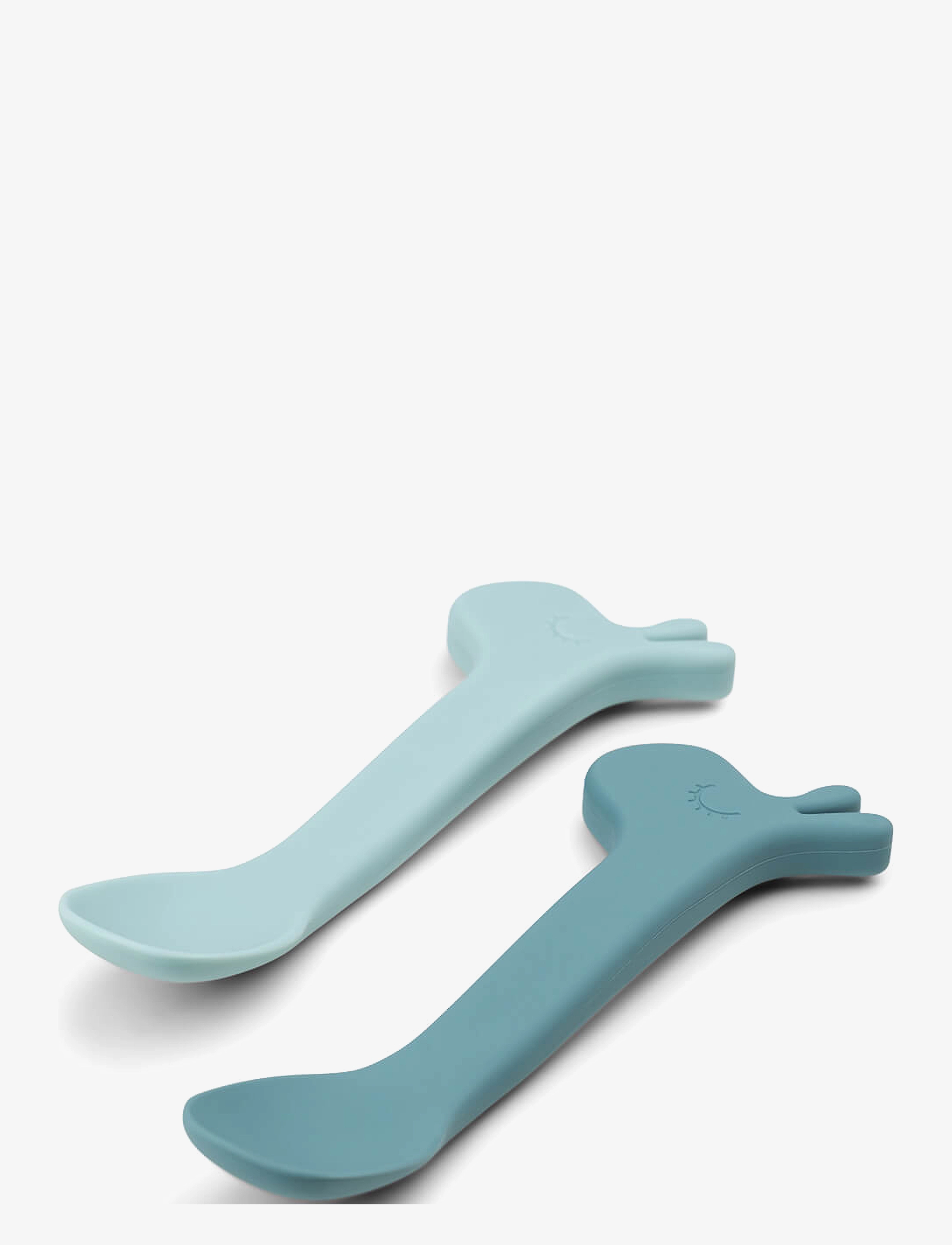Done by Deer - Silicone spoon 2-pack Lalee Blue - essgeschirr - blue - 1