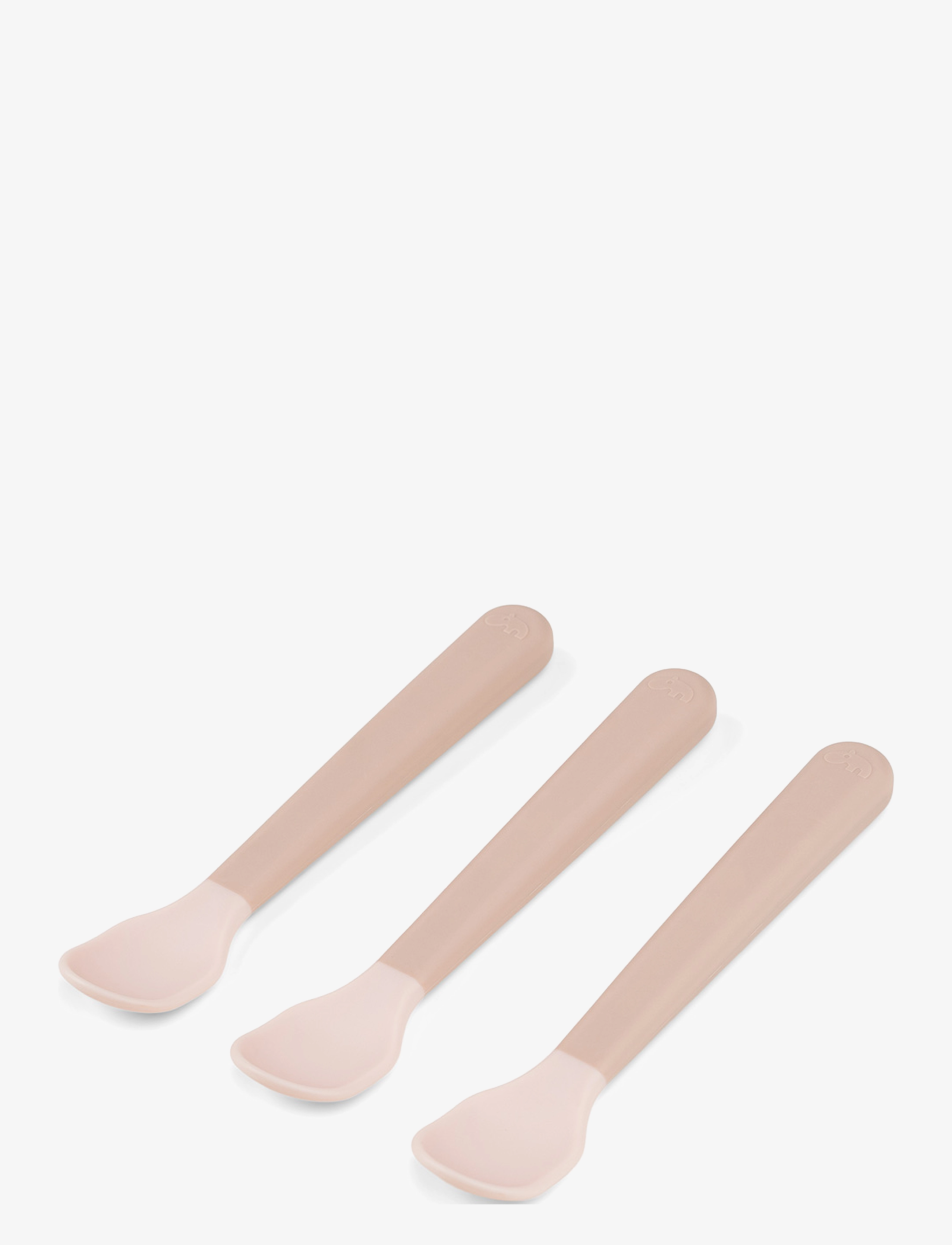 Done by Deer - Foodie easy-grip baby spoon 3-pack Powder - essgeschirr - powder - 1