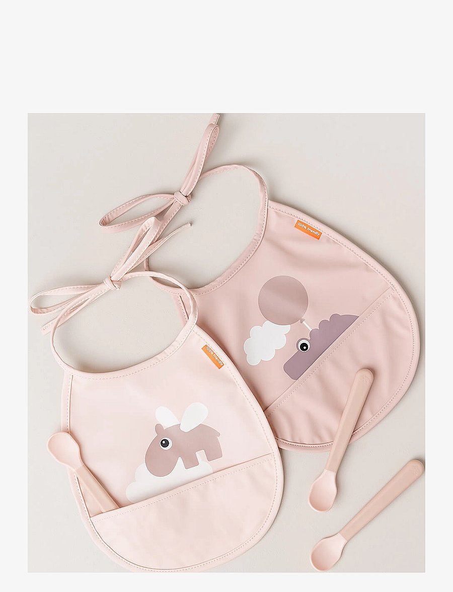 Done by Deer - Foodie easy-grip baby spoon 3-pack Powder - essgeschirr - powder - 5
