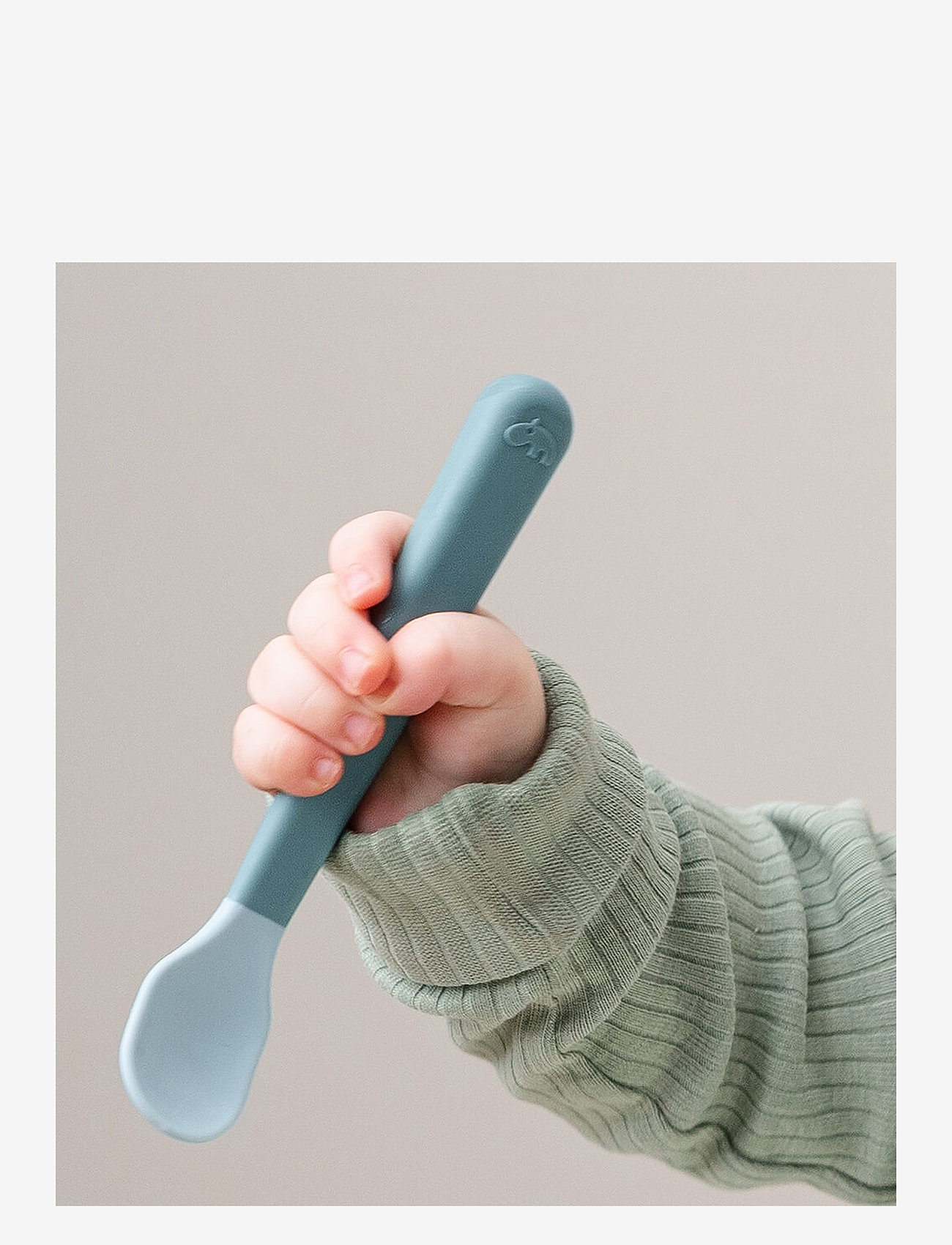 Done by Deer - Foodie easy-grip baby spoon 3-pack Blue - indų komplektai - blue - 4