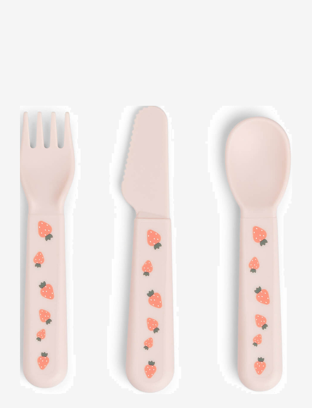 Done by Deer - Foodie cutlery set Tiny farm Powder - serveringsset - powder - 0