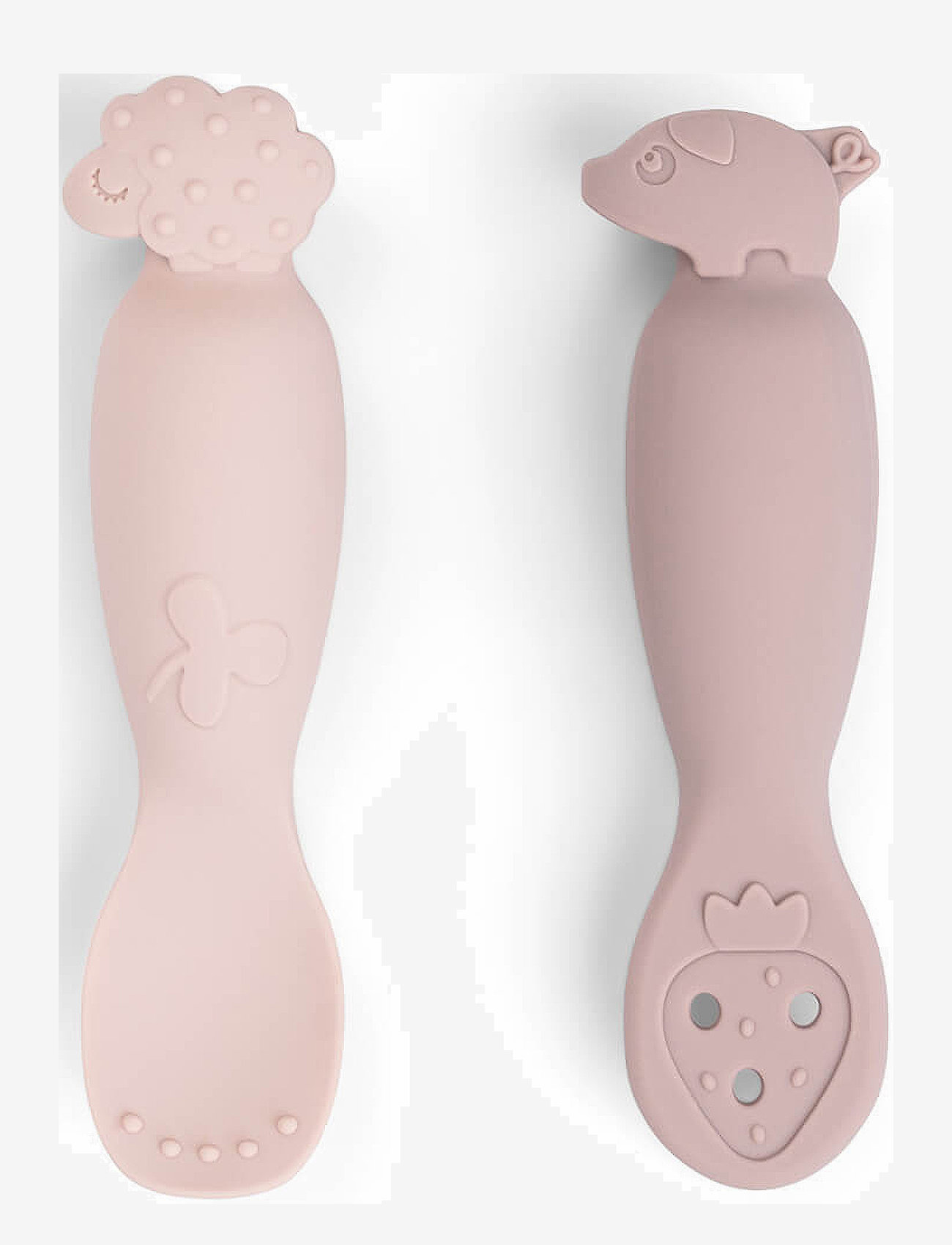 Done by Deer - Learning spoon set Tiny farm Powder - dinner sets - powder - 0