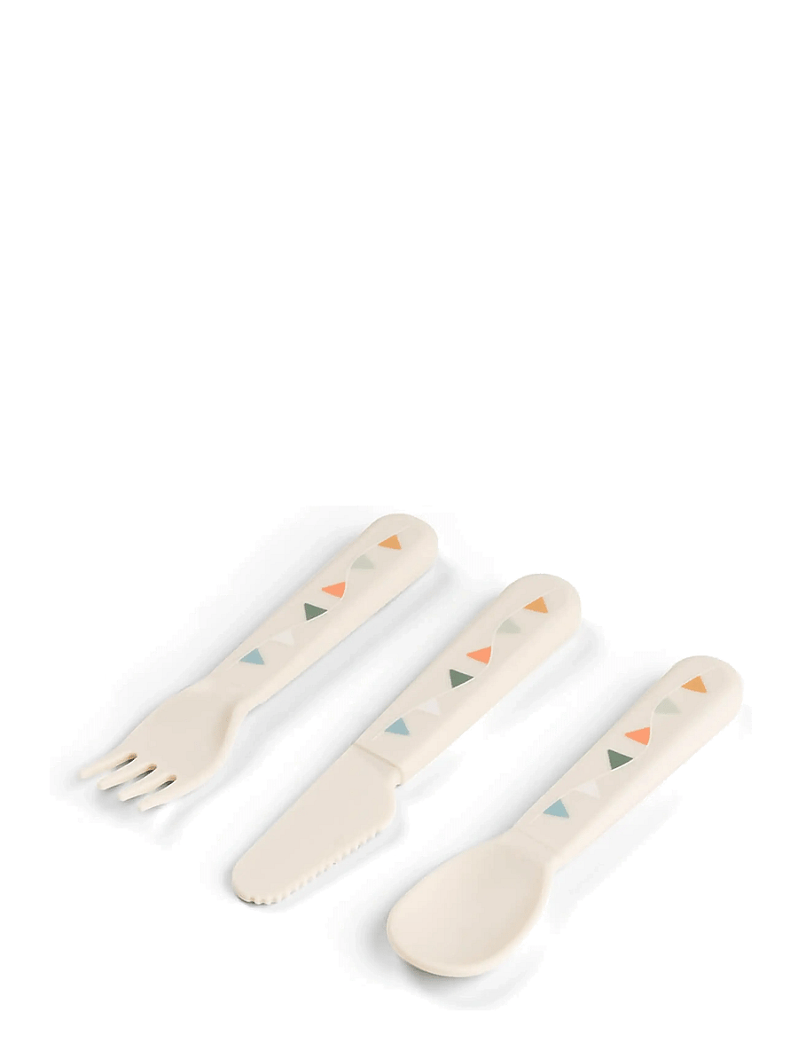 Done by Deer - Foodie cutlery set Celebration Sand - besteck - sand - 2