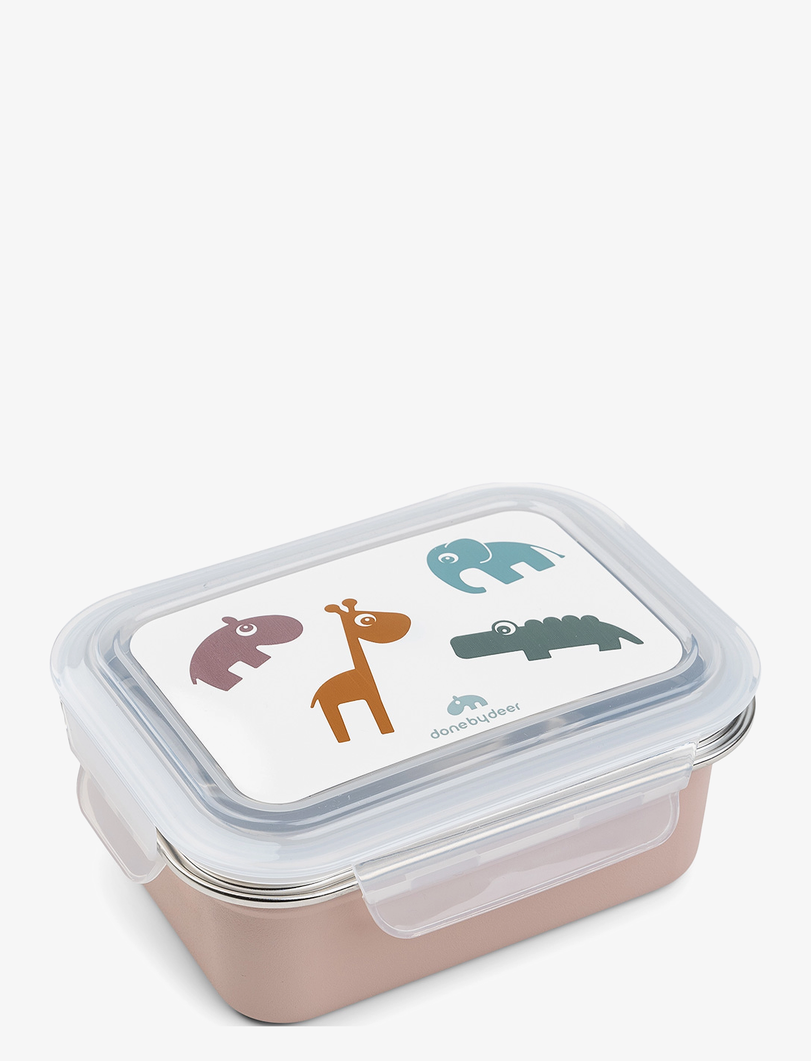 Done by Deer - Metal lunch box Deer friends Powder - powder - 0