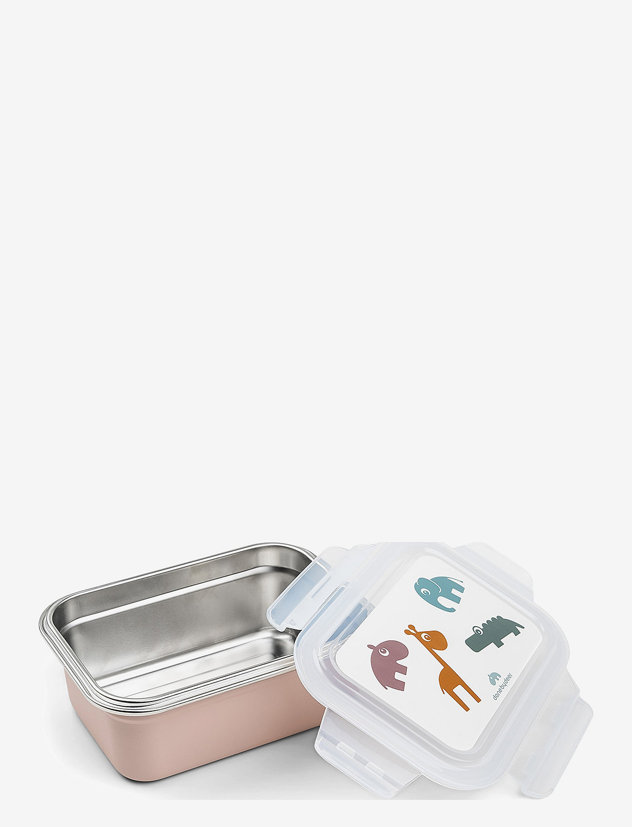 Done by Deer - Metal lunch box Deer friends Powder - powder - 2