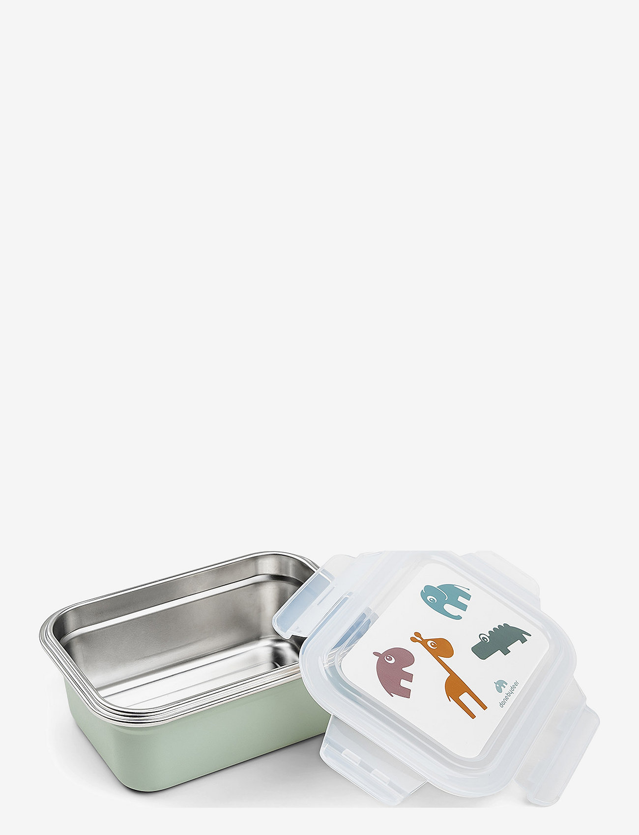 Done by Deer - Metal lunch box Deer friends Green - green - 2