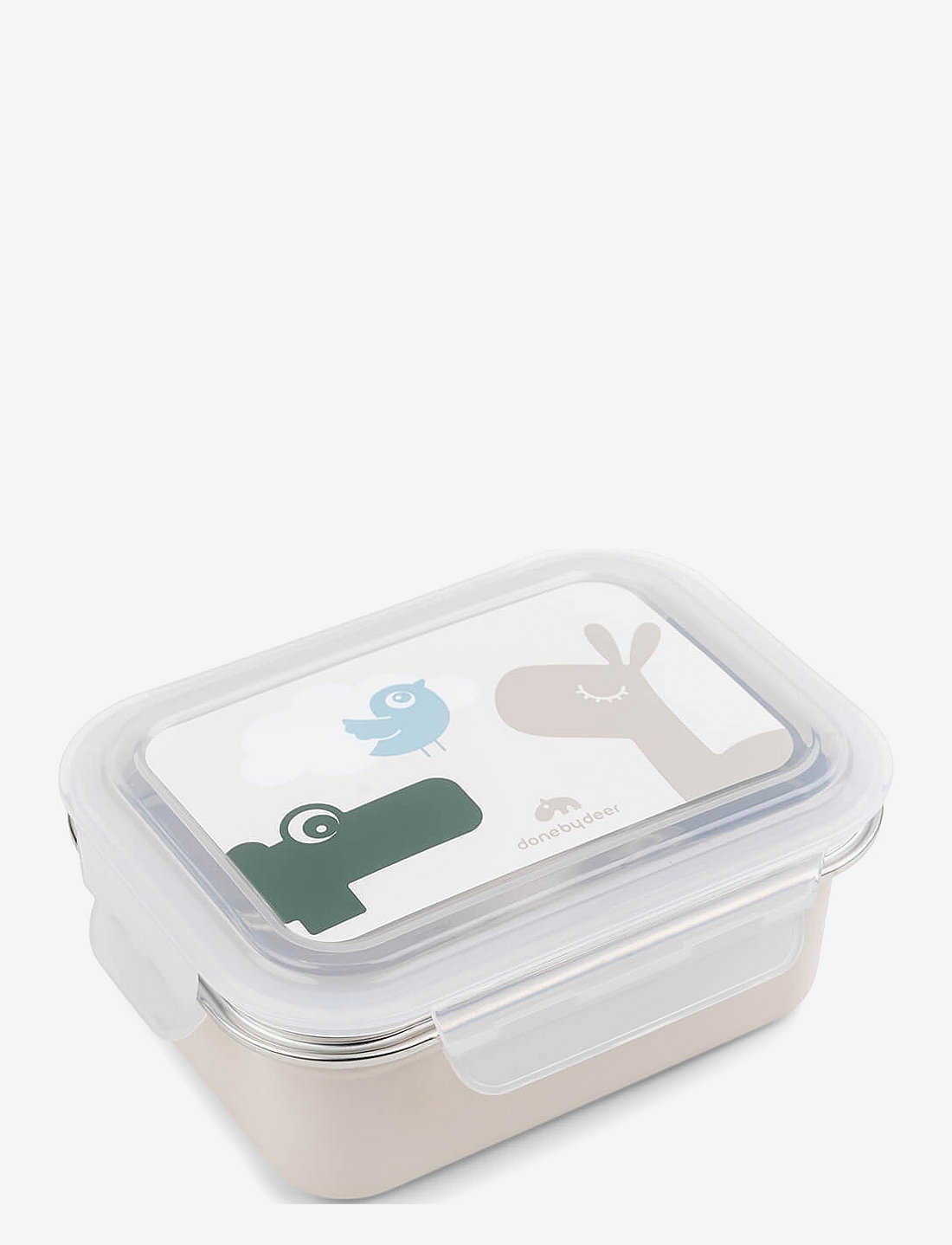 Done by Deer Metal Lunch Box Lalee croco Lunchl dor Boozt