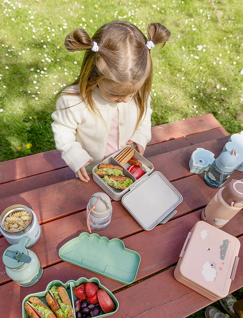 Done by Deer - Kiddish lunch box Croco Green - lunchlådor - green - 5