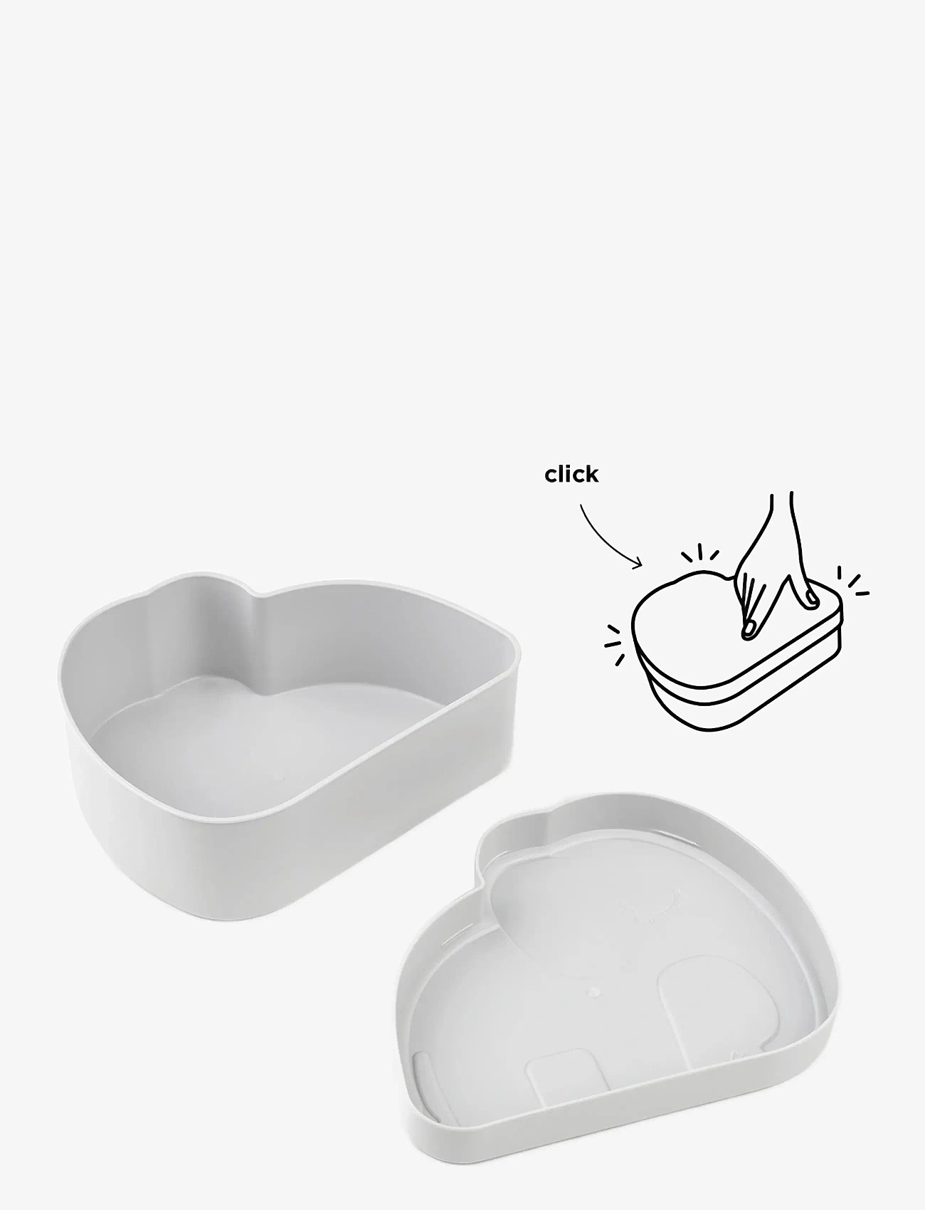 Done by Deer - Lunch box Elphee - lunch boxes - grey - 3