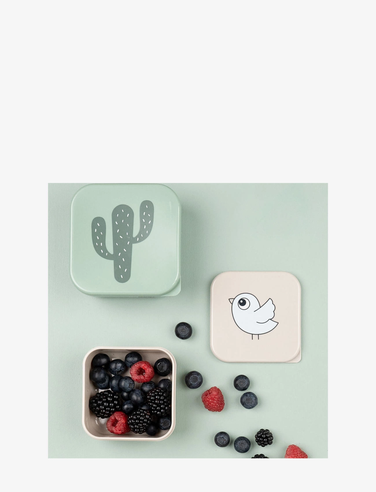 Done by Deer - Snack box set 3 pcs Lalee Sand mix - behälter für babynahrung - sand mix - 2