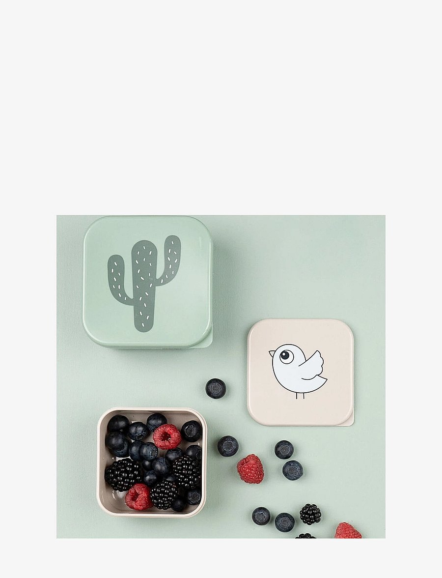 Done by Deer - Snack box set 3 pcs Lalee Sand mix - behälter für babynahrung - sand mix - 2