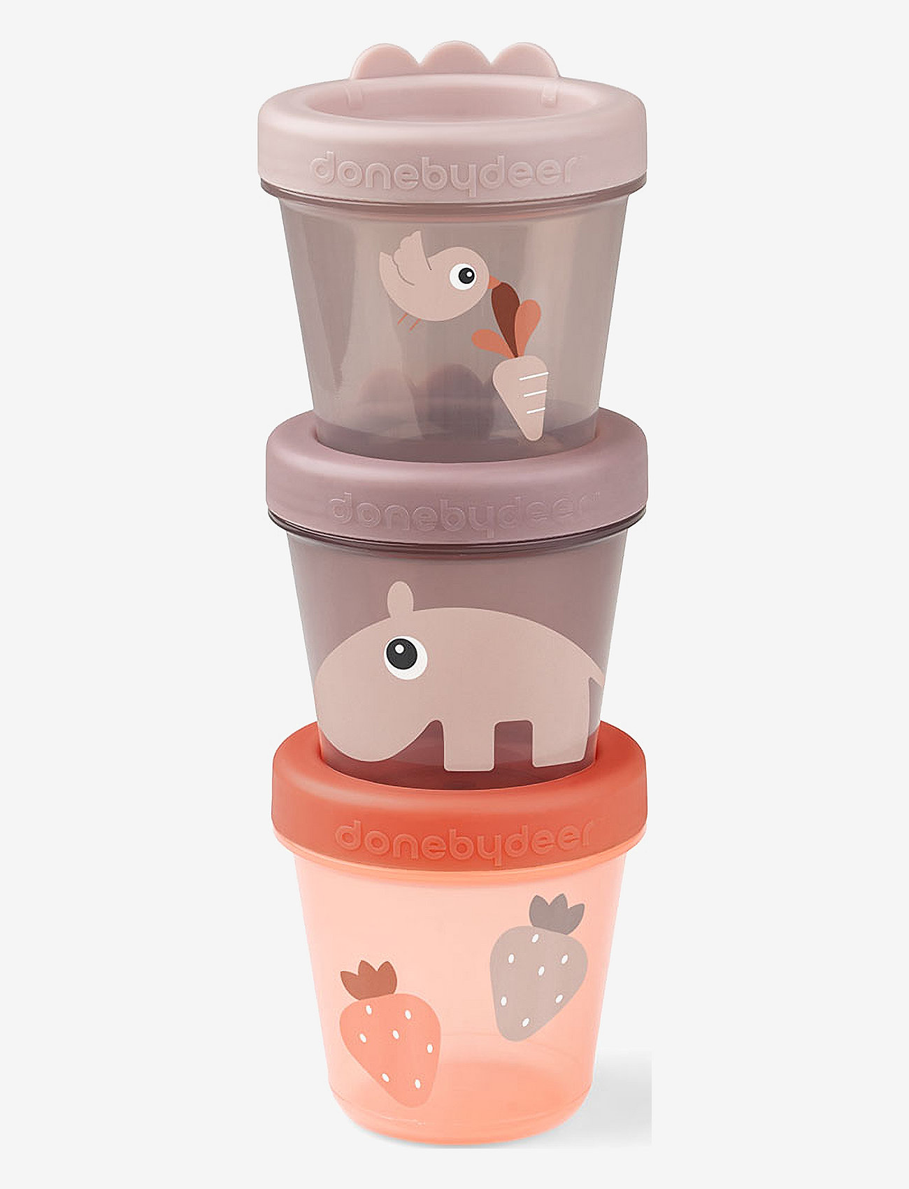 Done by Deer - Baby food container 3-pack Ozzo Powder - baby food containers - powder - 1