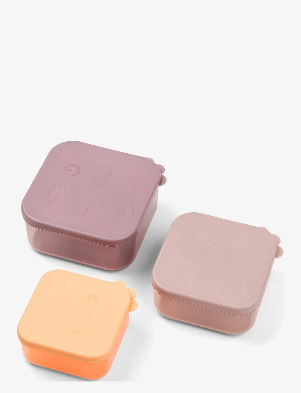 Done by Deer - Snack box set 3 pcs Deer friends Powder - behälter für babynahrung - powder - 0