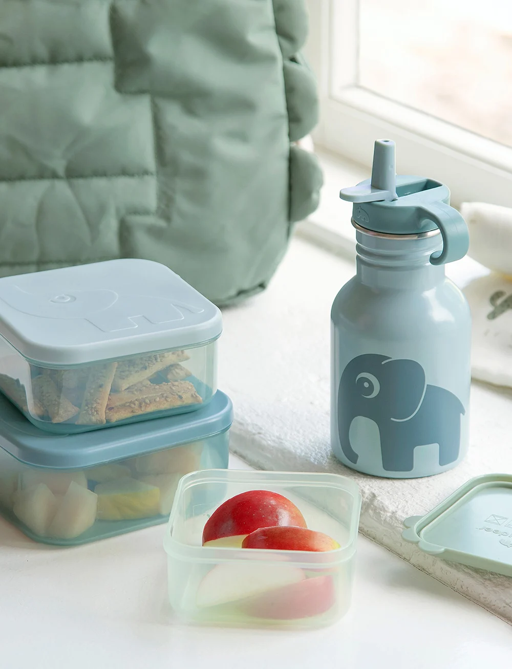 Done by Deer - Snack box set 3 pcs Deer friends Powder - behälter für babynahrung - powder - 4