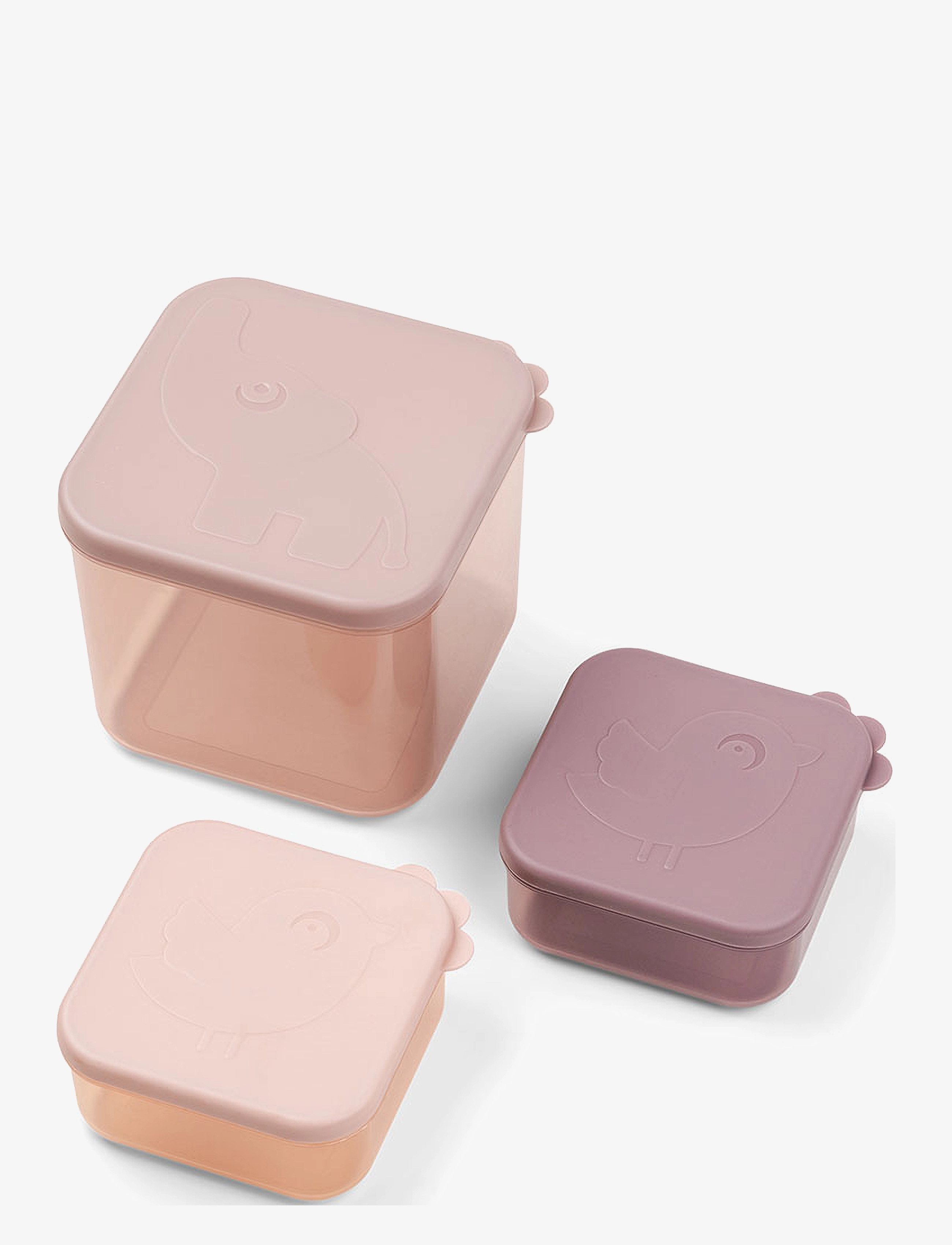 Done by Deer Food Storage Container Set M Elphee Powder, Kasse og beholder, Pink, Str: ONE SIZE